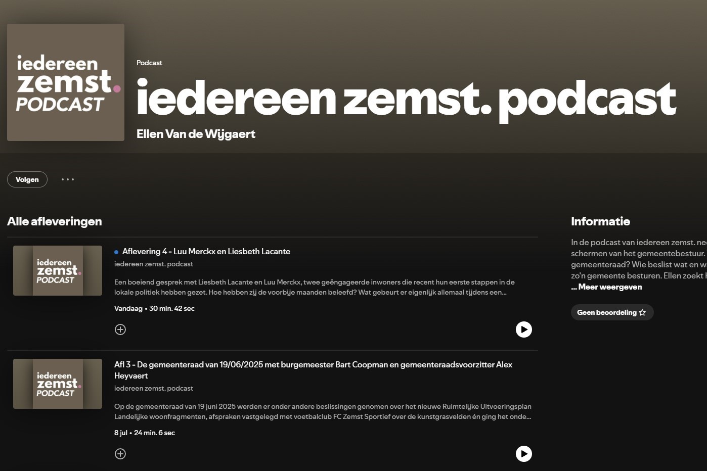 Nieuwe podcast!